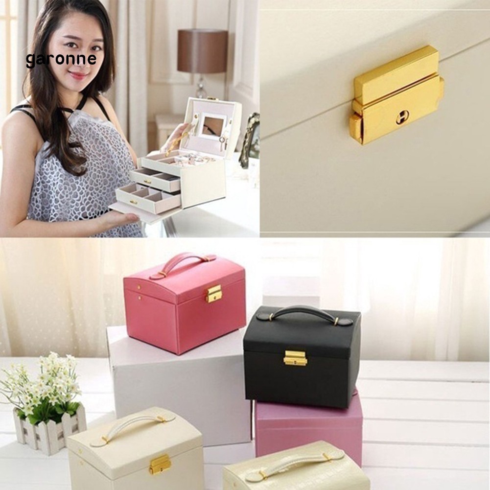 Hộp đựng trang sức bằng da kiểu dáng thời trang cao cấp