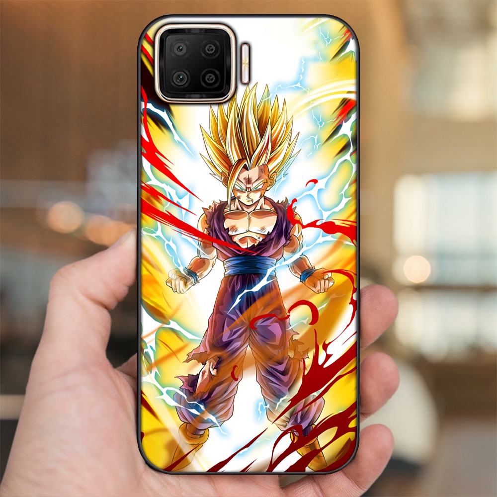 Ốp lưng Oppo A73, A93 4G viền đen in hình Gohan Dragon Ball