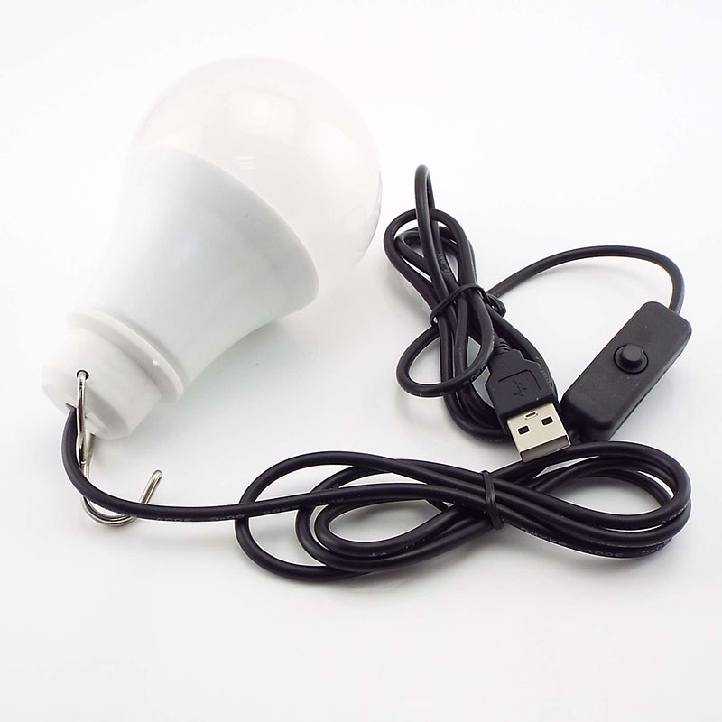 Bóng Đèn led 5v 3w 10w usb f1vn Có Thể Điều Chỉnh Dùng Khi Đi Cắm Trại