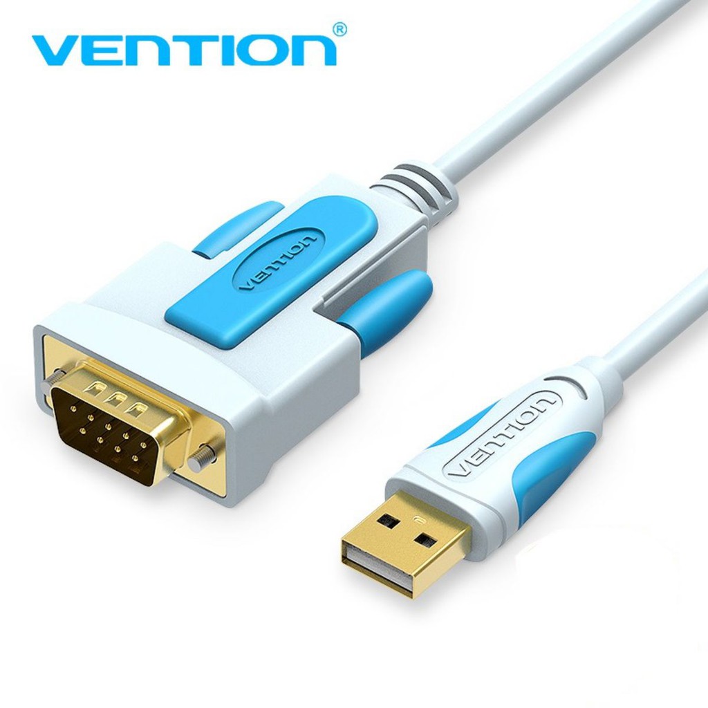 [Mã SKAMCLU9 giảm 10% đơn 100K] Cáp chuyển USB 2.0 to RS232 1m-3m Vention VAS-C02 - Ben Computer