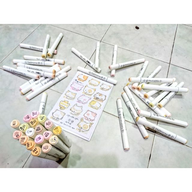 Set bút marker Touch Soft Head - Skin Tone