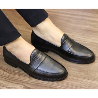 Giày tây nam da bò nhăn chất da bò 100%