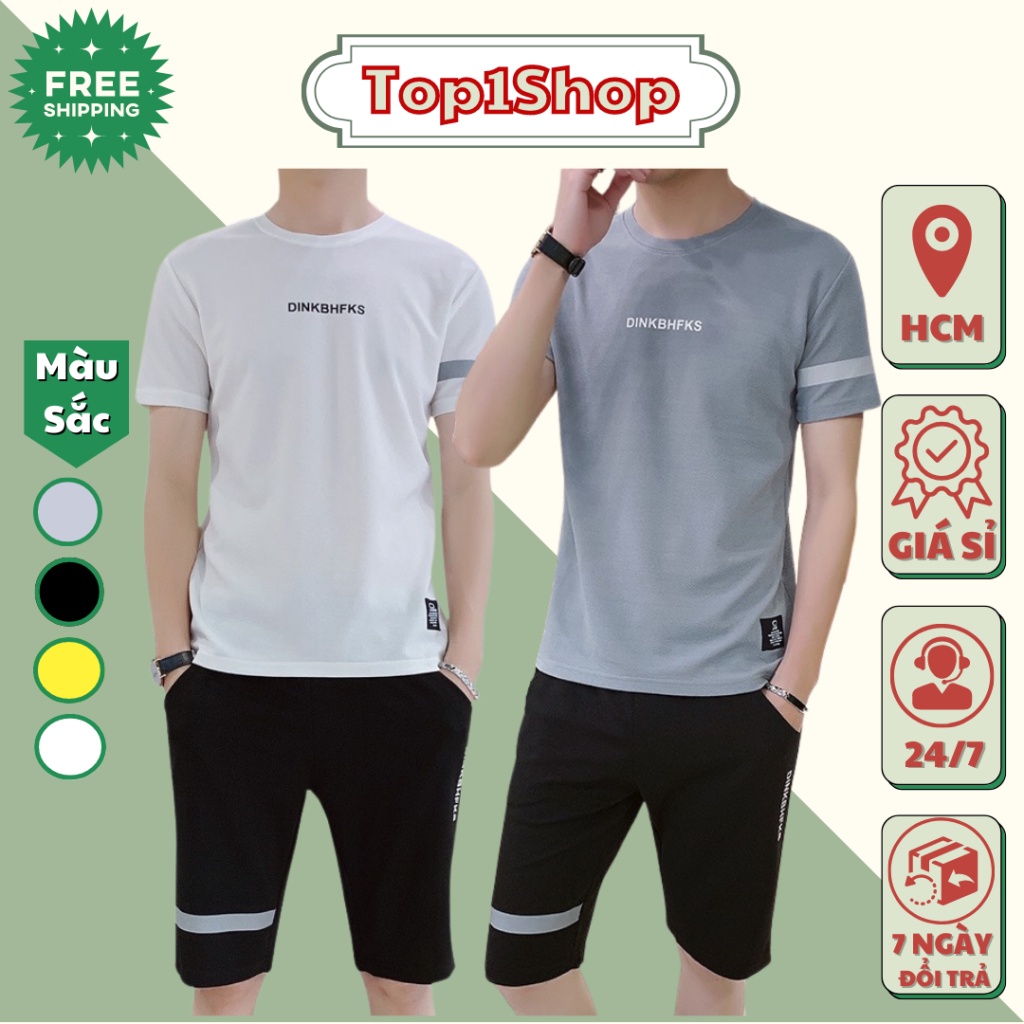đồ bộ nam DINKBHFKS chất thun cao cấp siêu mát mùa hè đủ size nam nữ