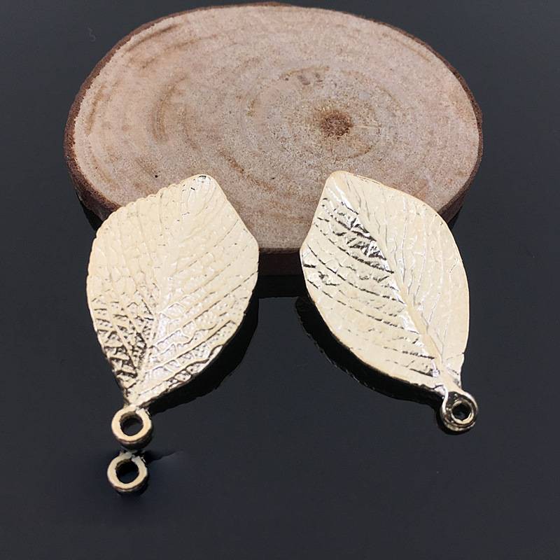 Hình lá cây phụ kiện chất liệu hợp kim phụ kiện trang trí cô dâu phụ kiện handmade