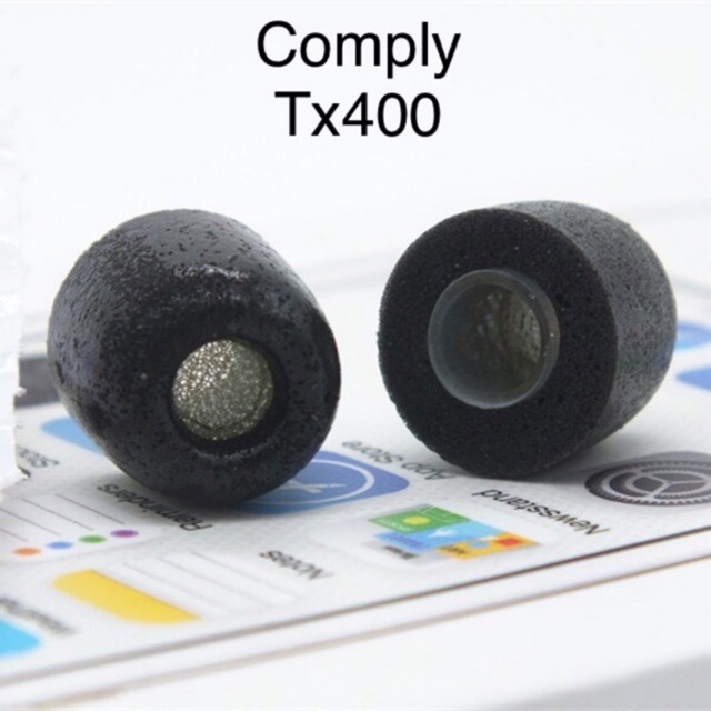 Nút tai nghe bọt biển Comply TX400 foam tip cho tai nghe nhét tai inear