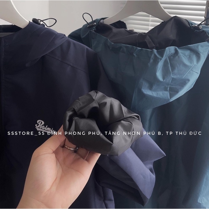 Áo Khoác dù 2 lớp PSALIMIST 2 form rộng unisex ảnh thật_SSSTore