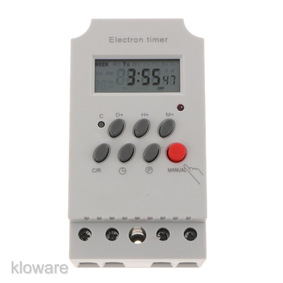 Rơ Le Công Tắc Hẹn Giờ Kỹ Thuật Số 12V DC AC