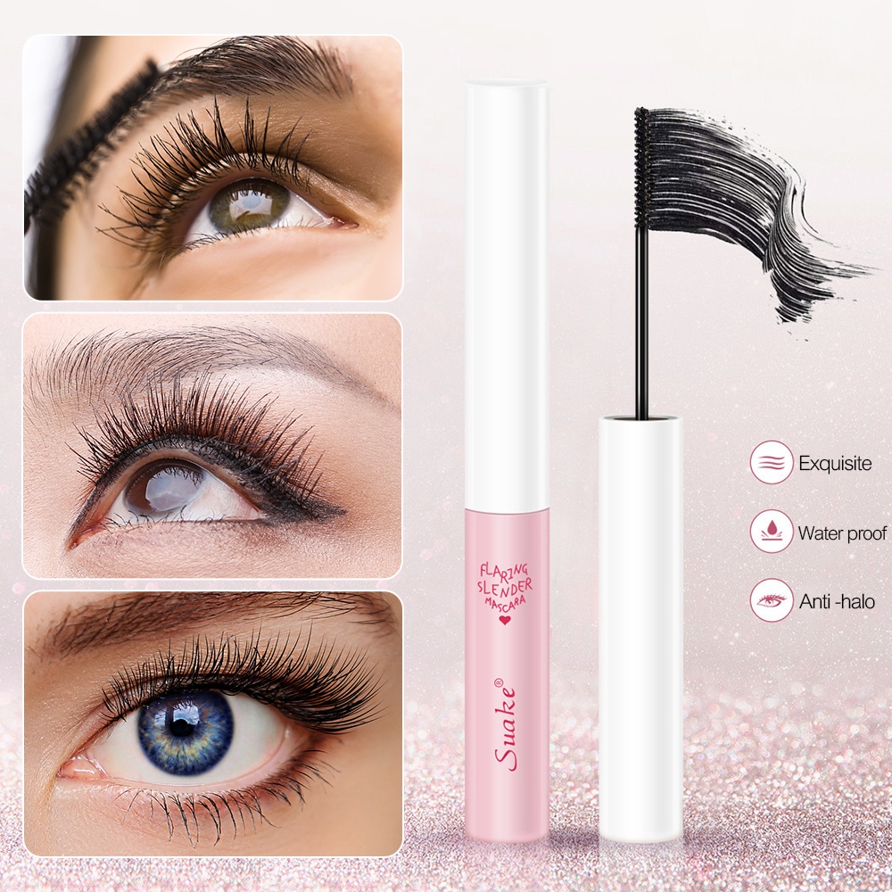 Mascara SUAKE Chống Thấm Nước Chuốt Cong Mi Tự Nhiên