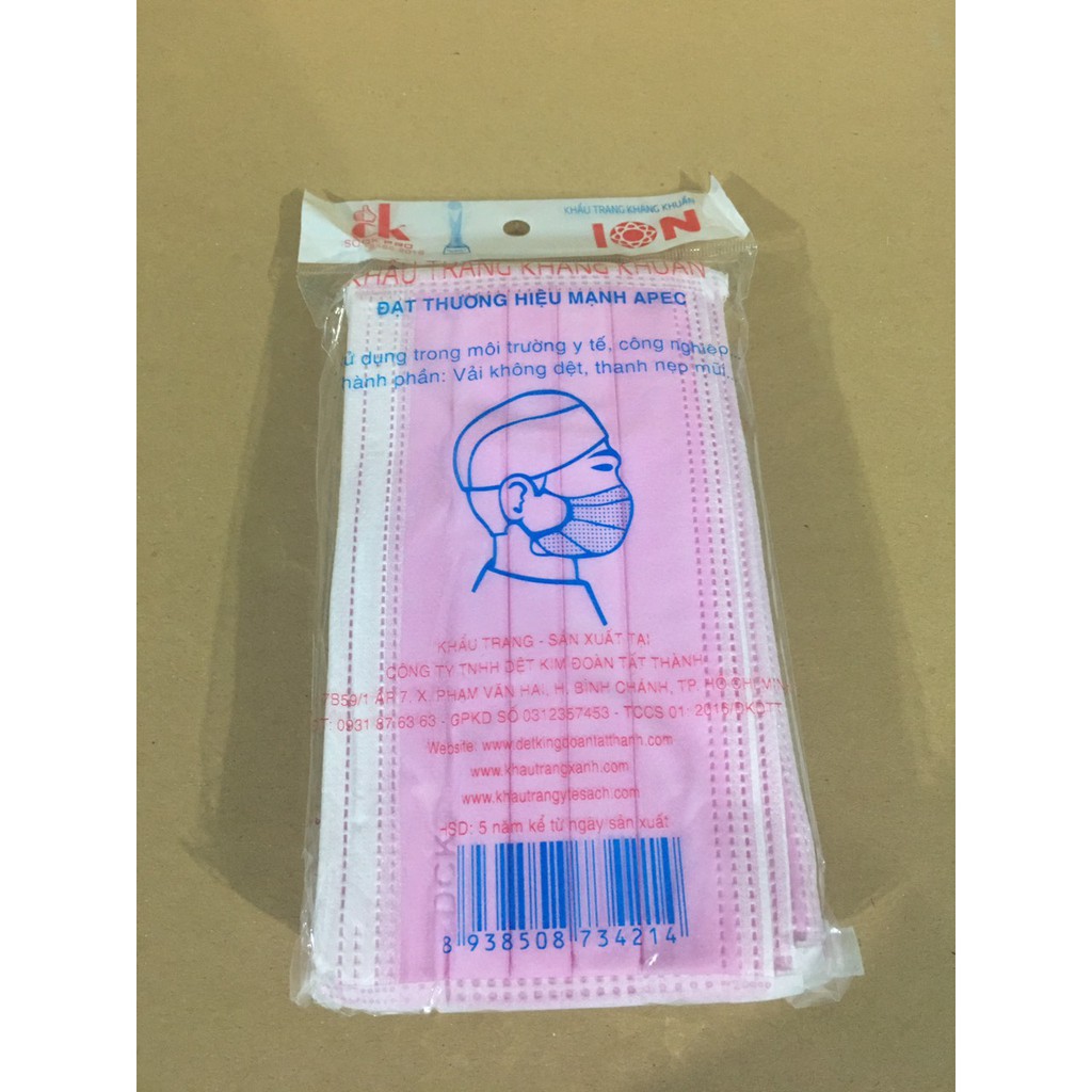 10 Chiếc Khẩu Trang Y Tế DCK Giá Siêu Rẻ