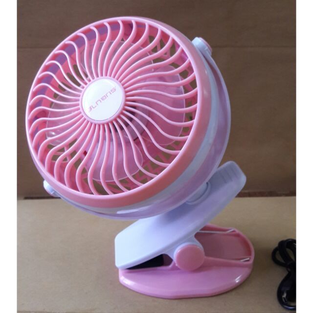 (Pin lithium) Quạt sạc 360 độ