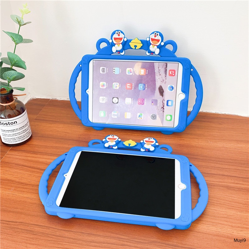 SAMSUNG Bao Da Máy Tính Bảng In Hình Doraemon Thời Trang Cho ipad Mini6 Mini4 / 5 Air Pro9.7 ipad9th / 10.9 IPad10.2 / Pro10.5