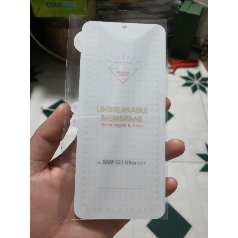 Miếng dán PPF mặt trước, Mặt sau cho Samsung S21, S21 Plus, S21 Ultra bảo vệ máy toàn diện tự phục hồ vết sước