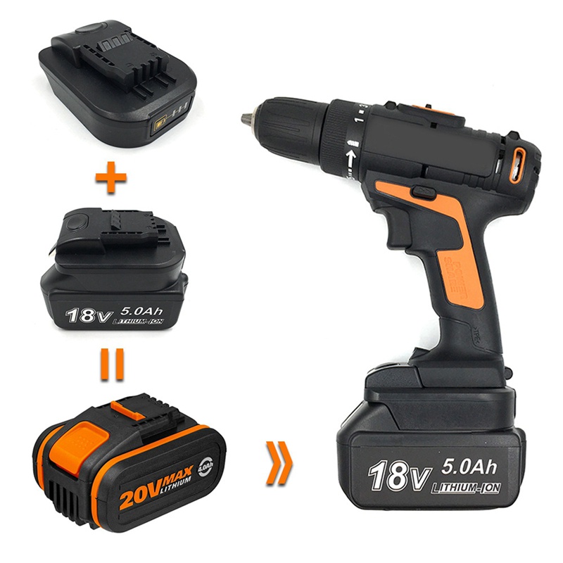 MAKITA Bộ Chuyển Đổi Pin Lithium 18V Sang WORX 20V 4-Pin