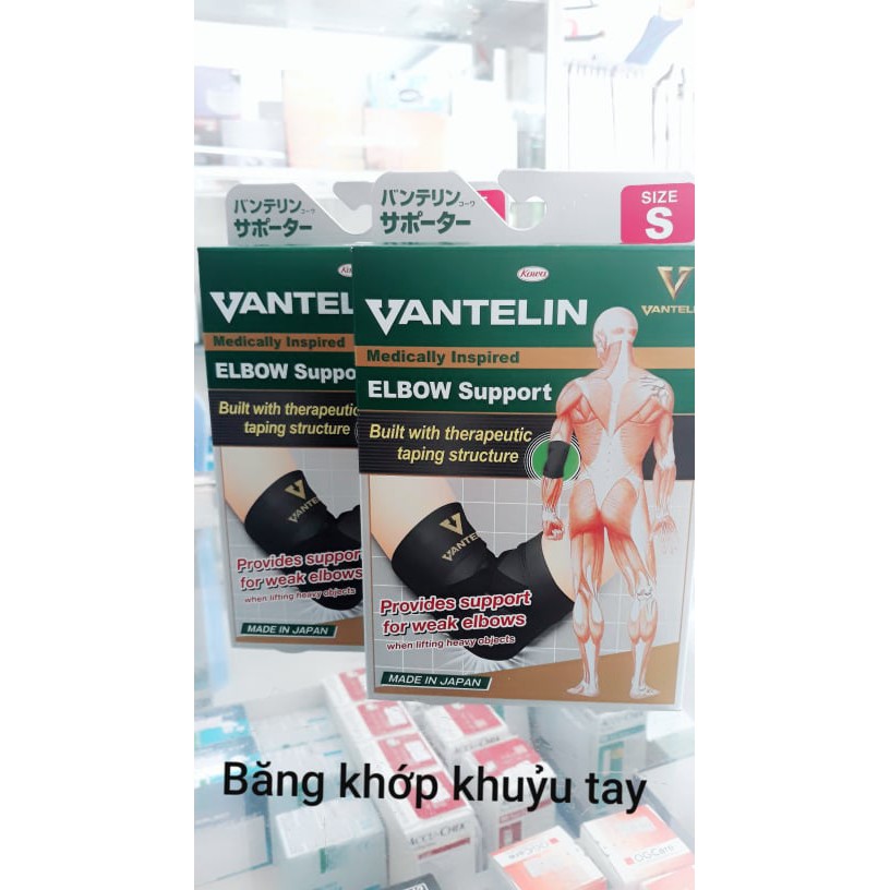 BĂNG BẢO VỆ KHỚP KHỦY TAY VANTELIN-HÀNG CHÍNH HÃNG NHẬT BẢN