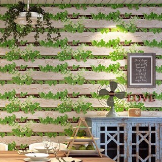 DECAL 1M GIẤY DÁN TƯỜNG CÓ SẴN KEO - giả gỗ dây leo