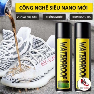 Xịt chống nước cho giày Waterproof nano 300ml chống bụi kháng khuẩn