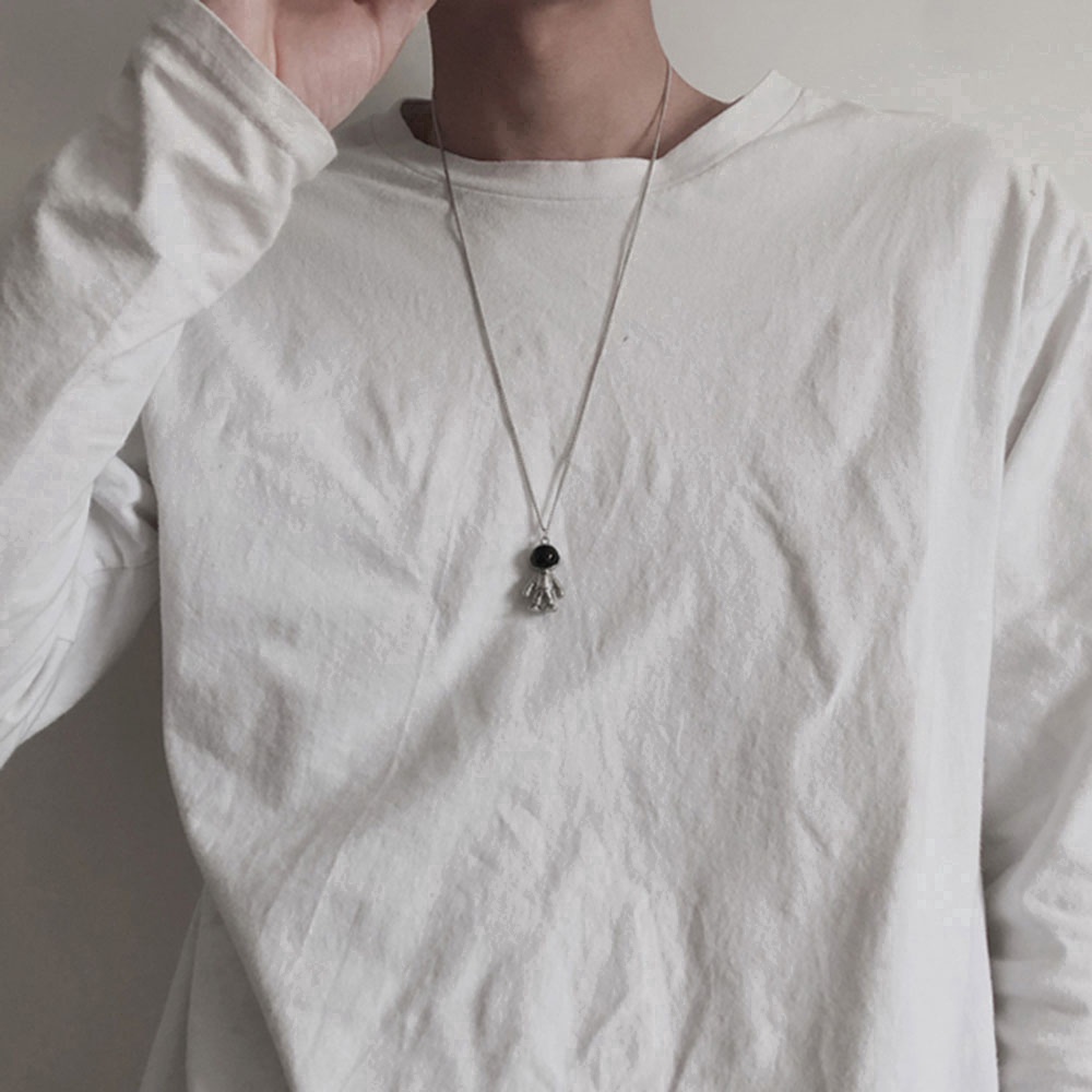 vòng cổ Mặt Hình Phi Hành Gia Phong Cách Hip Hop Âu Mỹ Cho Nam