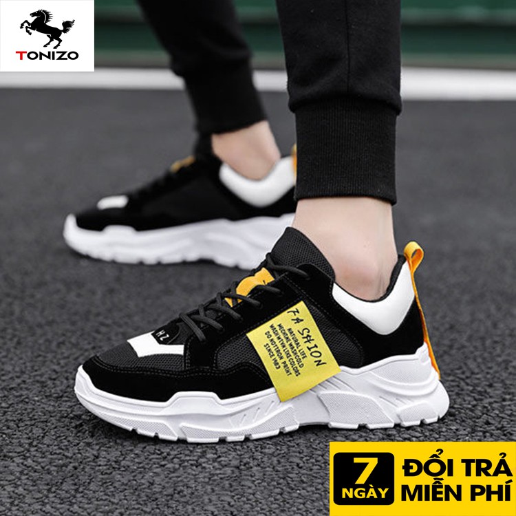 Giày sneaker nam Tonizo ONN đế tăng chiều cao 5cm, lót hơi thoáng mát