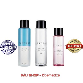 Tẩy trang mắt môi Missha Perfect Lip & Eye Make-Up Remover (WaterProof)
