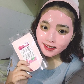 Mask mặt nạ dẻo hoa hồng Hàn
