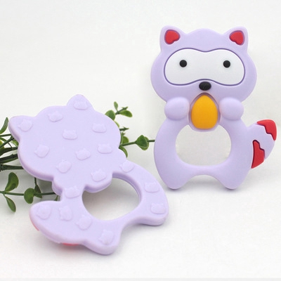 Đồ Chơi Ngậm Mọc Răng Hình Gấu Bằng Silicone Cho Bé