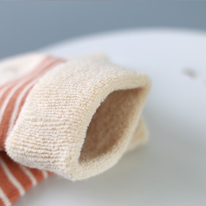 Combo 3 Đôi Vớ cổ cao hoạt hình trẻ em [0-1 tuổi ] Cotton xinh xắn cho bé trai bé gái - Tất vớ trẻ em cao cổ 2 lớp