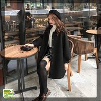 ÁO KHOÁC DẠ DÁNG RỘNG NHIỀU CÚC PHONG CÁCH HÀN QUỐC