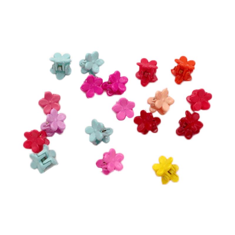 Kẹp Tóc Nhựa Mini Hình Thỏ/Hoa/Trái Cây Dễ Thương Cho Bé Gái