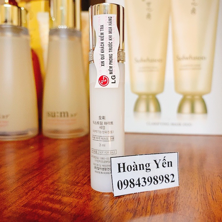 1 tuyp Serum dưỡng da ohui prime 10ml, dưỡng trắng, ẩm mịn, căng bóng