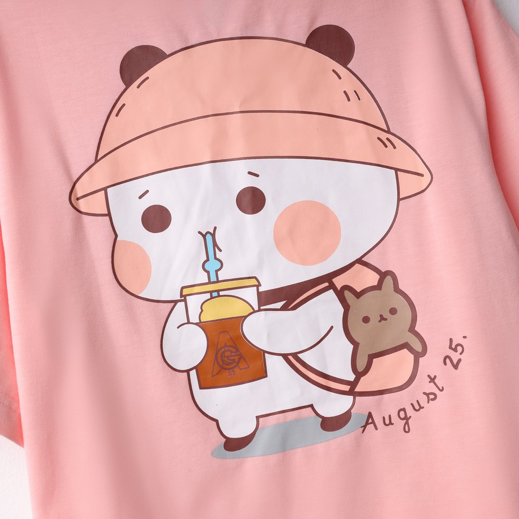 20kg-40kg Pink bear - Giấu quần, form rộng cotton xịn, thoáng mát, cho bé gái và bé trai  CHÍNH HÃNG
