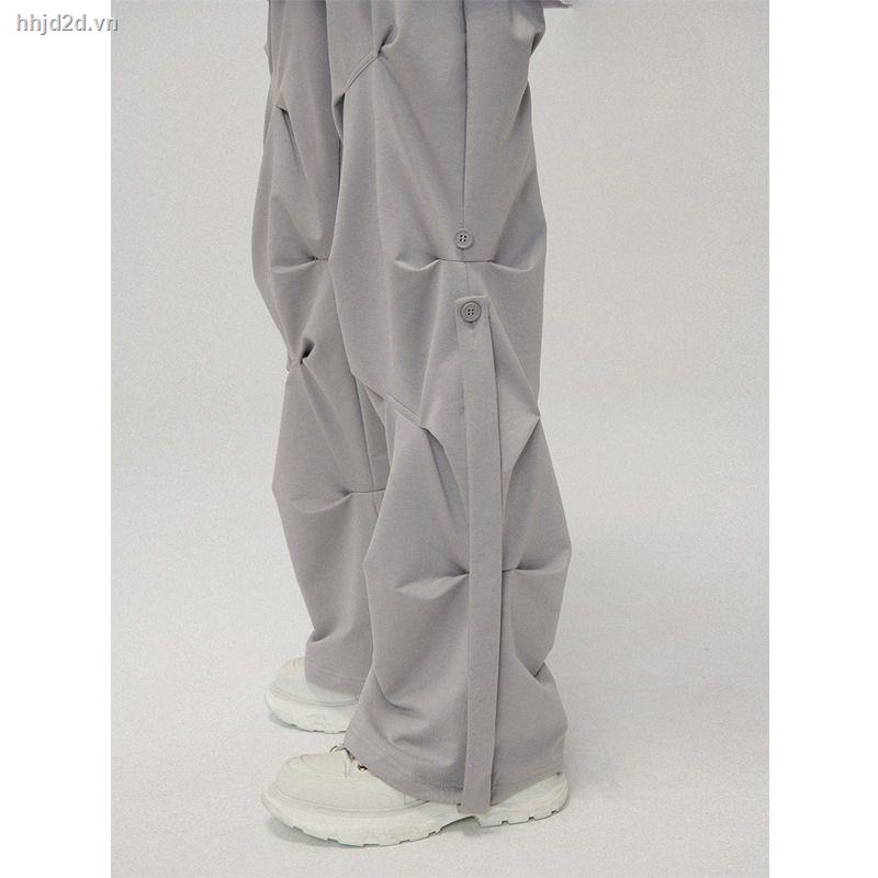 Quần Dài Dáng Rộng Ống Suông Xếp Ly Thời Trang Cao Cấp Cho Nam Và Nữ