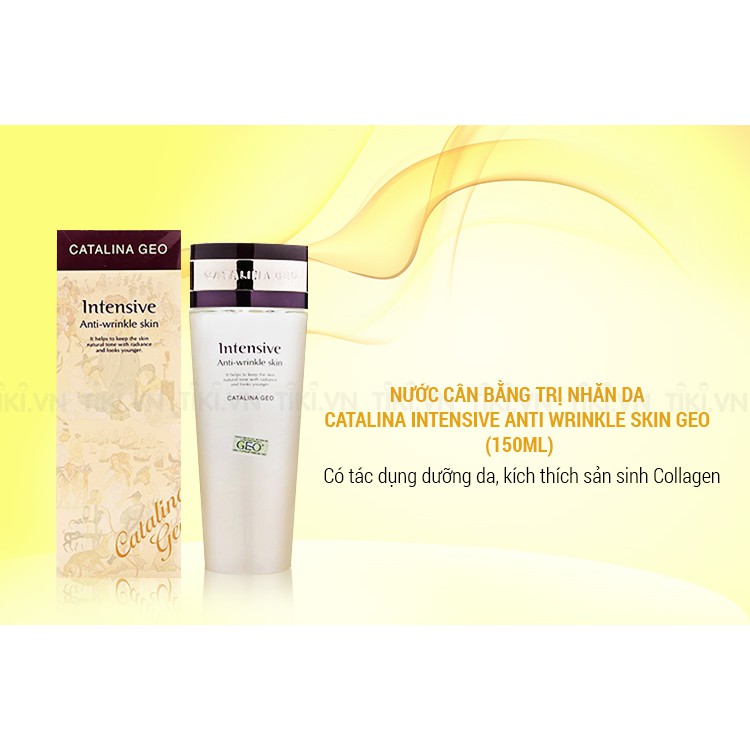 Nước cân bằng trị nhăn da Catalina Geo Intensive Anti Wrinkle Skin