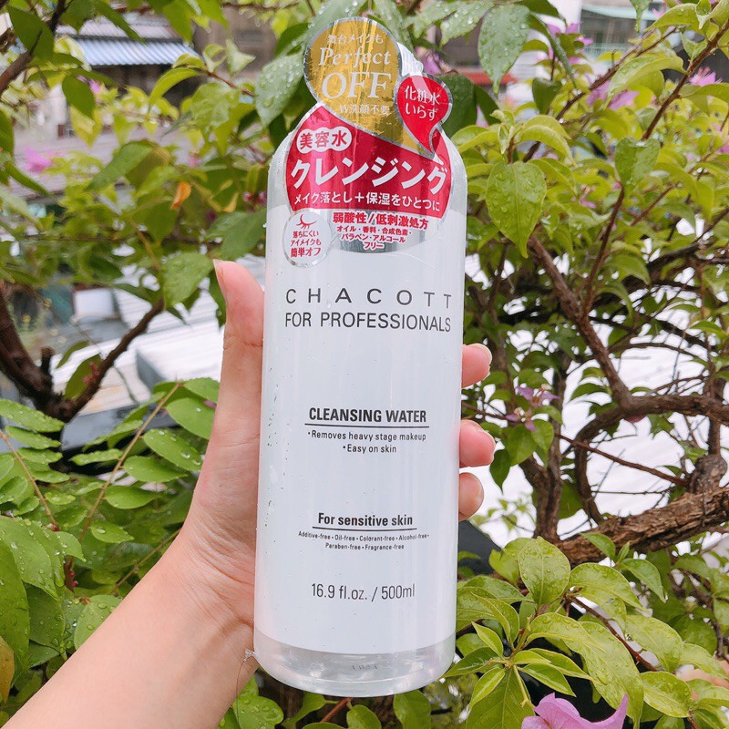 (CÓ BILL) TẨY TRANG CHACOTT NHẬT 500ML