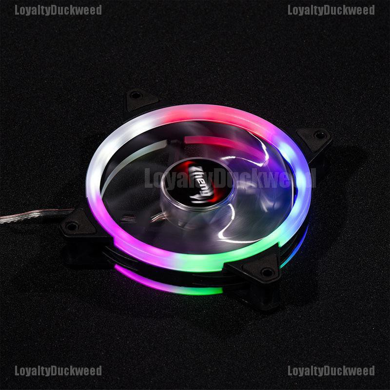 Quạt tản nhiệt làm mát 12Cm DC 12V với LED RGB cho máy tính CPU