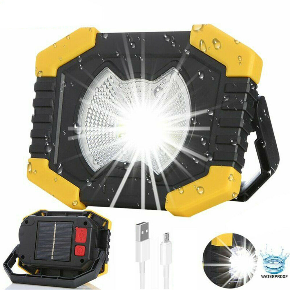 ME Portable High Bright LED COB 20W Torch Flood Solar Camping Light