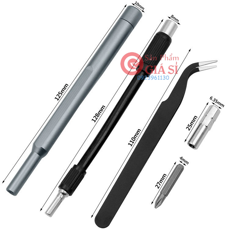 Bộ tua vít mở điện thoại đa năng 100 đầu vạn cao cấp mầu ghi V1 ❤️freeship❤️
