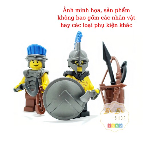 [Phụ kiện] BrickWarriors - Philistine Helmet &amp; Plume