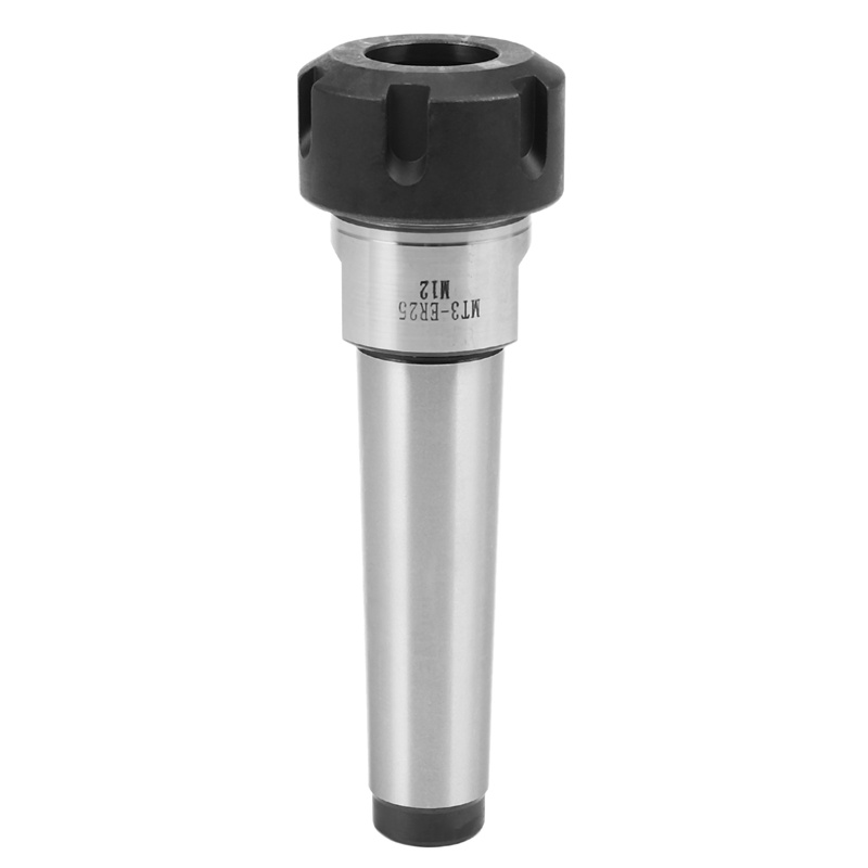 Bộ 9 Vòng Kẹp Er25 + 1 Đầu Kẹp Mt3 M12 Er25 Cho Máy Tiện Cnc