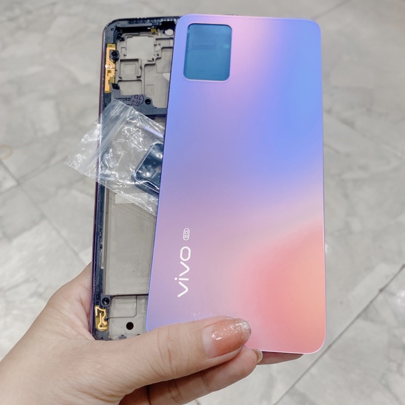 Bộ vỏ sườn Vivo V20 5g , V20 pro Zin mới không khay sim. lưng rời không kinh camera