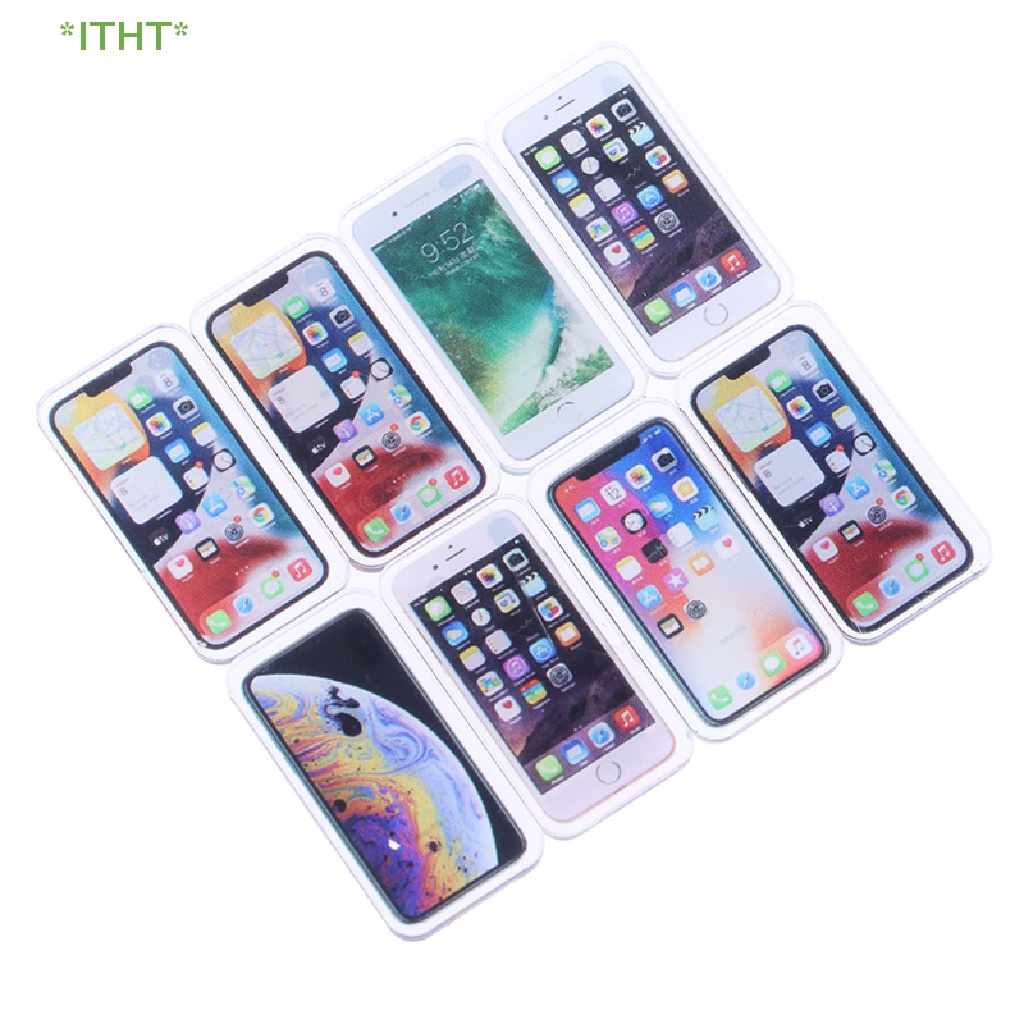 Đồ trang trí Điện Thoại Di Động Mini Tỉ Lệ 1: 12 Trang Trí Nhà Búp Bê Mới