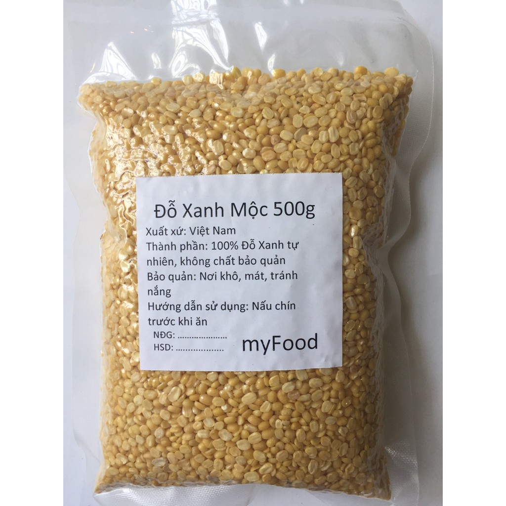 500g-1kg- Đậu xanh / Đỗ Xanh - Mộc / Tách Vỏ / Không Vỏ