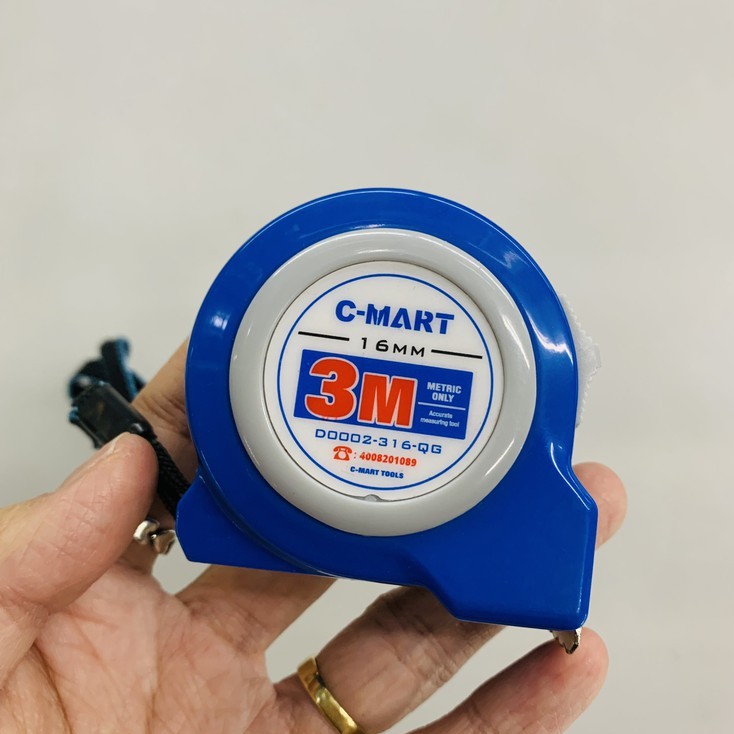 Thước cuộn 3m chính hãng C-mart