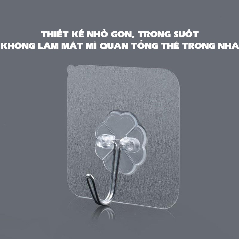 Móc Dán Tường Siêu Chịu Lực Giá Rẻ, Treo Chìa Khoá, Treo Khăn Tắm Khăn Mặt, Treo Ô Dù Và Đồ Dùng Cá Nhân - BINGO STORE