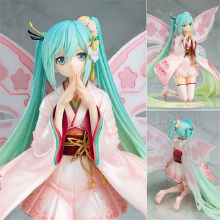 Mô Hình Nhân Vật Hatsune Miku Mặc Kimono Màu Hồng Xinh Xắn