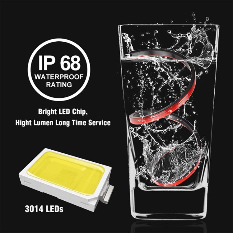 Dải đèn led tín hiệu phanh xe hơi 100cm sử dụng tiện lợi