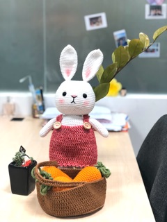 Thỏ len handmade