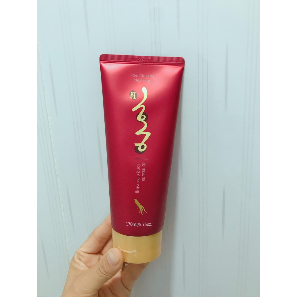 Sữa Rửa Mặt Hong Cleansing / Sữa Rửa Mặt Hồng Sâm Hàn Quốc, trắng da, sạch mụn, phù hợp mọi loại da | BigBuy360 - bigbuy360.vn