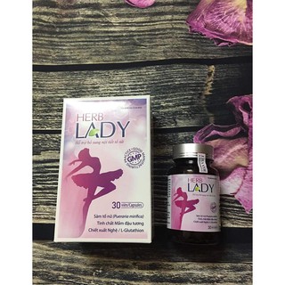 HERBLADY Bổ sung nội tiết tố nữ, Tăng cường khả năng sinh lý, Hỗ trợ làm trắng da