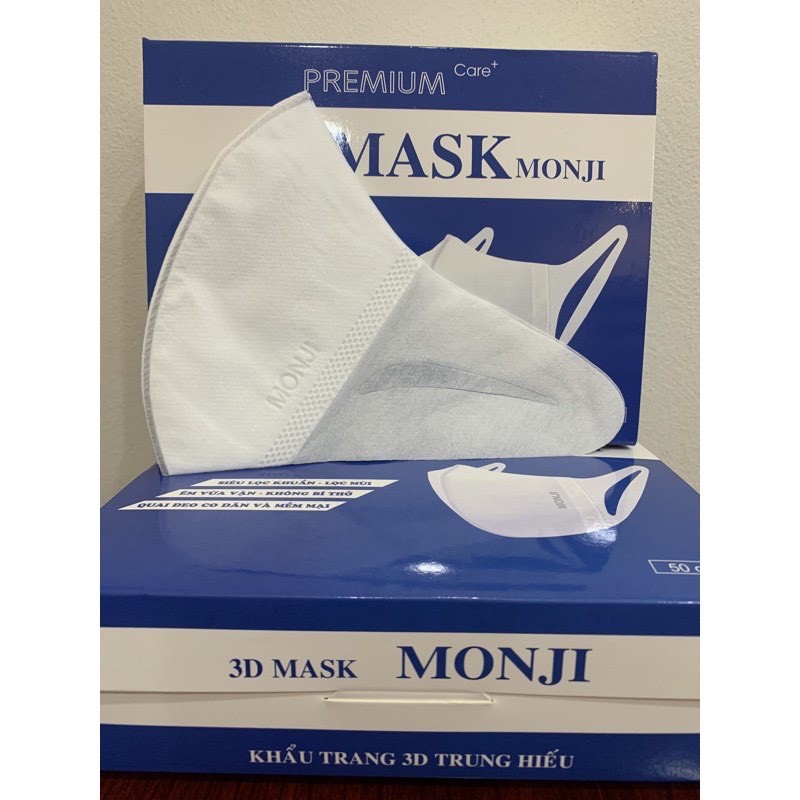 [Hộp 50c] Khẩu Trang 3D Mask Họa Tiết Công Nghệ Nhật Bản( Monji,Duy Khánh, Xuân Lai) Kháng Khuẩn