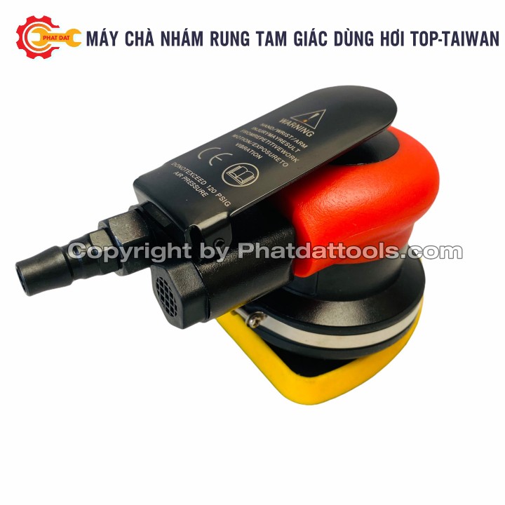 Máy chà nhám rung tam giác dùng hơi TOP-Mặt chà tam giác-Made in Taiwan-Bảo hành 6 tháng